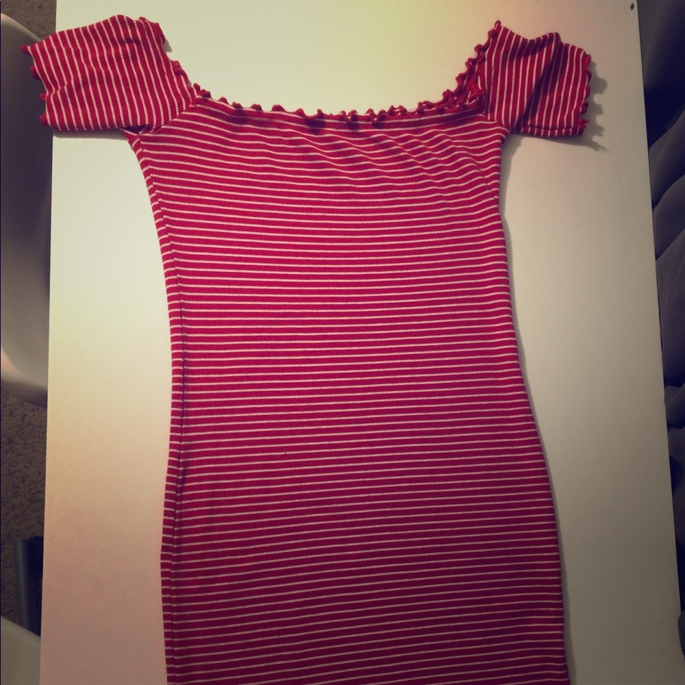 Off the shoulder dress